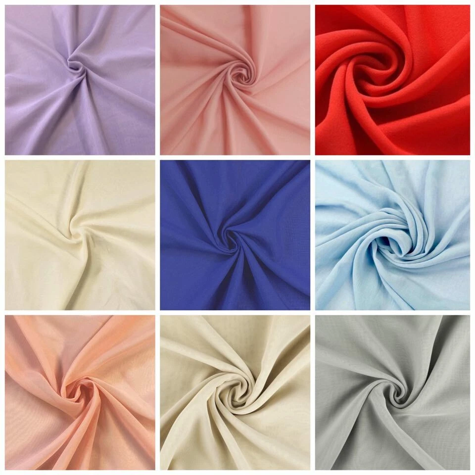 Stretch silk online chiffon