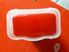 contenitore con 6 portapillole da 4 scomparti x pillole medicine viaggio rosso 