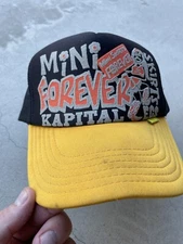 Kapital LEGS MiNi SKiRTs FOREVER Trucker Hat Cap Black Gold US SELLER Japan