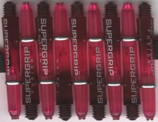 1.5in. 2ba Black/Pink HARROWS SUPERGRIP FUSION Dart Shafts  Rings: 1 set of 3