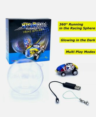 Hyper Runner - Mini. Micro Racer With High-Speed Stunts & LED Fun Lights
