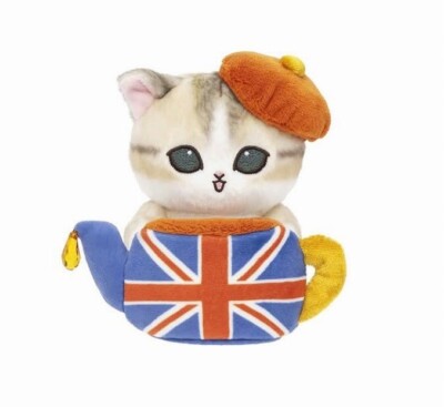 mofusand Mofumofu-Journey Desktop Plush Toy Teapot-Nyan Hanging Cat Japan NEW