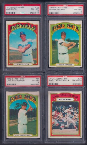 PSA 8 1972 OPC O-pee-chee by Topps #513 Lindy McDaniel New York Yankees ONLY - Picture 11 of 17