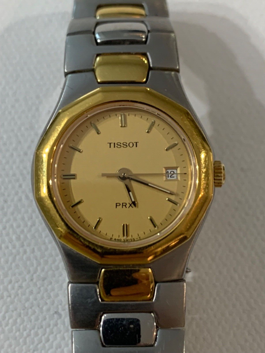 SWISS TISSOT PRX P440 2-TONE GOLD PLATED/ST.STEEL LADIES SWISS TISSOT PRX P440 2-TONE GOLD PLATED/ST.STEEL LADIES