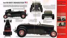 1932 FORD HI-BOY ROADSTER SPEC SHEET/Brochure/Catalog