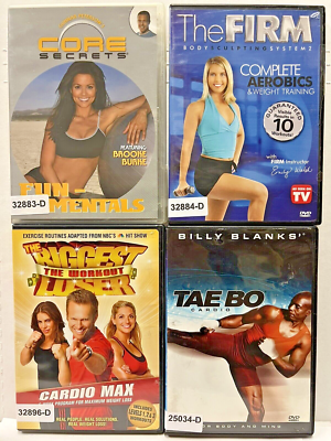 Cardio Circuit Tae Bo Aerobic Lot Aerobics Workout DVDs Core