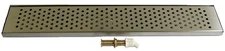 Draft Beer Drip Trap 30" x 5 1/4" with 4" metal drain - s.s. grill - DT30SS -