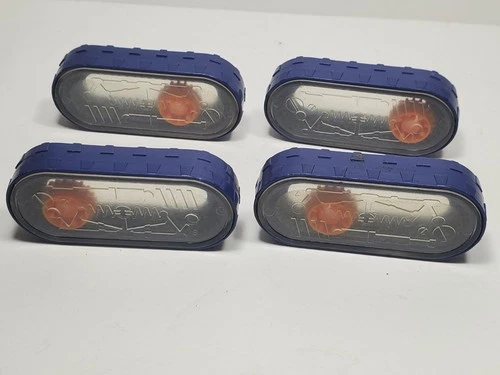 Vintage MOTU Attack Trak Vehicle ORIGINAL Wheels Tread Lot 4 Parts Tracks b7