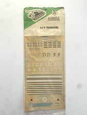 Almark AFV Transfers 1/72 #TS-3 Israeli Jeeps, M3 Halftracks & Syrian T34 Decals