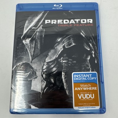Predator Triple Feature Blu-ray 3 disc set Predator 2 Predators Brand New