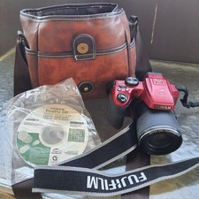 Fujifilm Finepix S9450w 50x Zoom Red Digital Photography Camera With Bag  Disk