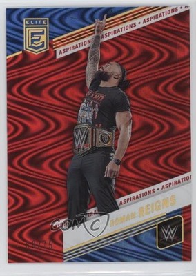 2023 Panini Donruss Elite WWE Aspirations Swirl /75 Roman Reigns #86 11ch