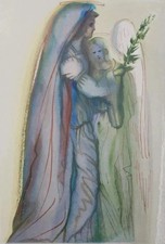 Salvador DALI: PARADISO 32, INCISIONE Originale, DIVINA COMMEDIA, 1960