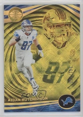 2023 Panini Illusions Yellow Diamond 217/299 Aidan Hutchinson #36 1c3k