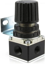 New Mini Air Pressure Regulator 1/4" for Air Compressor Compressed Air System