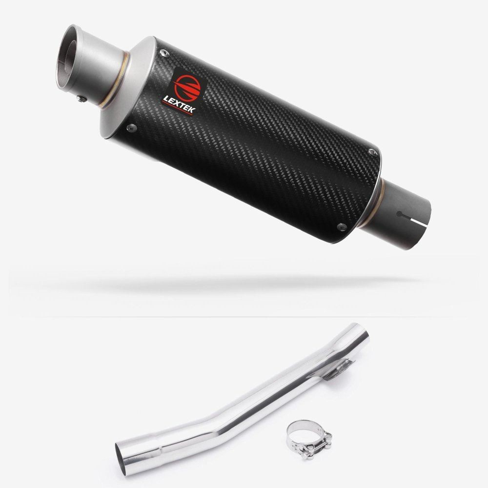 Lextek GP8C Stubby Exhaust with Link Pipe for Suzuki GSF 600 Bandit (95-06)