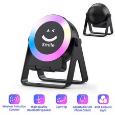 Wireless Induction 4-in-1 Bluetooth Speaker, Cell Phone Stand with Stereo Sound