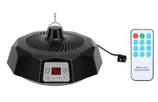 Chicken Coop Heater with Thermostat & Light 400W Adjustable Heat Lamp Warmer Fan