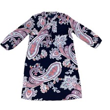 Gap Women’s Maxi Dress Paisley Print Long Sleeved Size Medium Multicolor