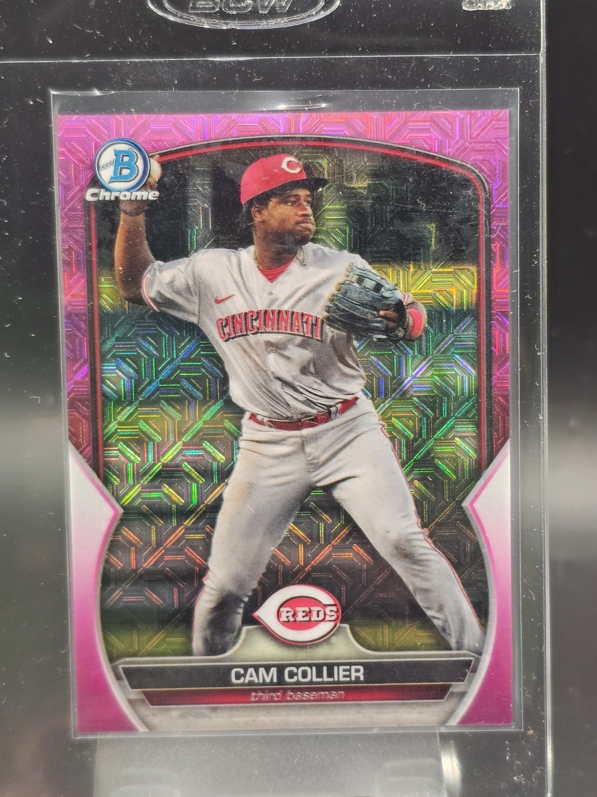 2023 Bowman Chrome - Prospects Cam Collier #BCP-239 Pink Mojo Refractor /199...