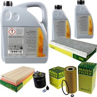 Mann Inspektionspaket 7L MB 5W-30 229.51 FüR Mercedes W169 A 180 CDI W245 B