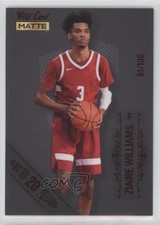 2022 Wild Card Matte Draft Black - 20 Stripe 61/100 Ziaire Williams #MB-77 0b2