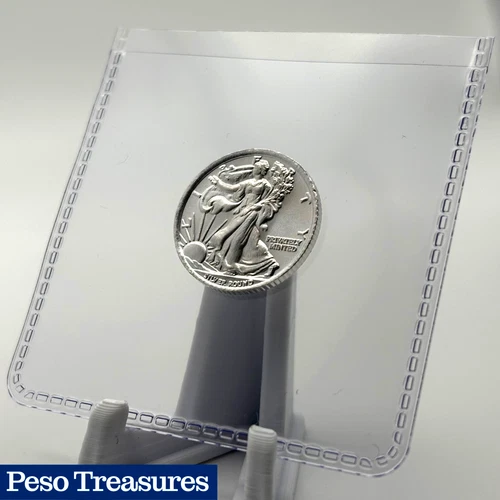 1/10 oz Silver Walking Liberty Round .999 Fine – Fractional Silver