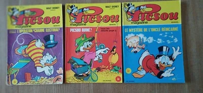 LOT 3 PICSOU MAGAZINE - N° 20 - 21 - 22 / ANNEE 1973 - Photo 1/4