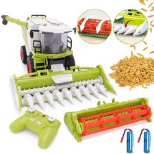 Ferngesteuerter Mähdrescher mit Licht/Sound/Sprühen RC-Traktor ab 3 Jahre