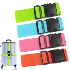 4Pcs Luggage Straps Suitcase 80In Long Adjustable Travel Accessories TSA Appr...