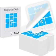 32 Pack Refill Glue Cards, Saferr Home Fly Trap Refill Compatible with Saferr Ho