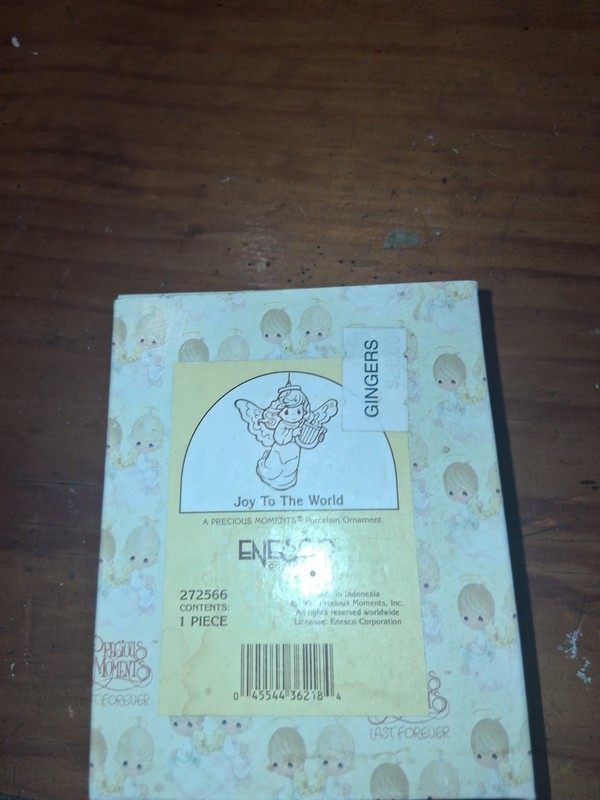Precious Moments Joy to the World Angel Porcelain Ornament Boxed 272566