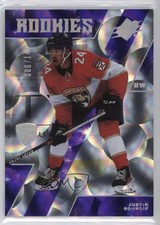 2023-24 SPx Rookies Purple Parallax 6/149 Justin Sourdif #141 5q7