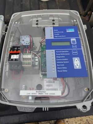 E One Sewer Systems Grinder Pump Alarm  Control Panel SE1A210C2AA  