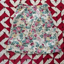 Vintage 1950s Handmade Farmhouse Skirt As Is Worn Flaws