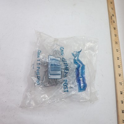 (50-Pk) Cmc Steel - Southern Post Clips T-Post Fastener Galvanized