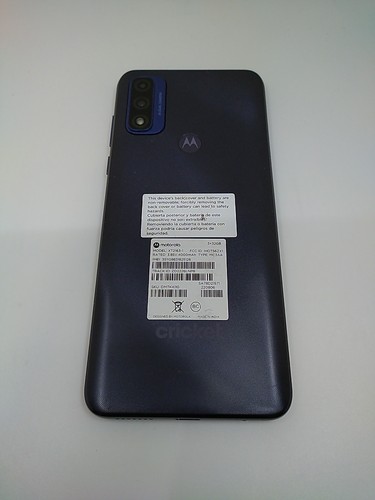 Motorola Moto G Pure XT2163-1 Cricket Only 32GB Deep Indigo Good