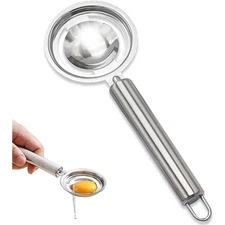Stainless Steel Egg Yolk Separator Kitchen Gadget for Baking Cooking Tool