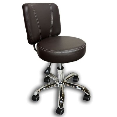 Medical Stool Nail Beauty Lashes Tattoo Hair Chair Adjustable 18''-26'' ESPRESSO