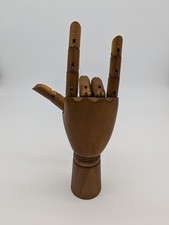 Modello a mano in legno articolato artisti arte scultura disegno schizzo strumento 10"