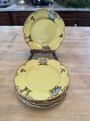 Este Ceramiche For Tiffany & Co Marseille Ceramic Dessert Plate Vintage Set Of 6