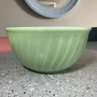 FIRE-KING Jadeite Jade Ite Swirl Green 9 inch MIXING BOWL Anchor Hocking 14