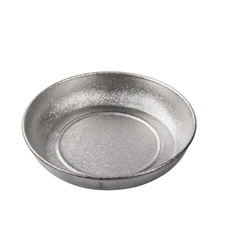 Titanium Camping Bowls Plate Ultra Thick & Durable Tableware Single Wall