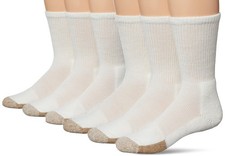 Thorlos TX Max Cushion Tennis Crew Socks White Large 6Pairs Comfortable Athletic