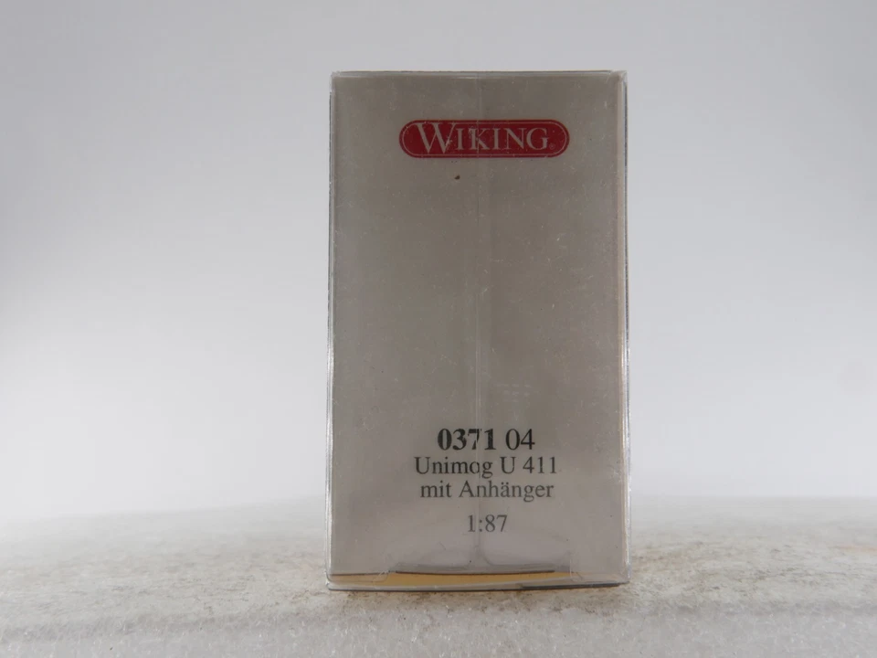Wiking 1:87 LKW A.S.S H0 Mercedes MB Unimog 411 Anhänger Freyaldenhoven 0371 OVP - Bild 3 von 4