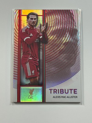 2025-26 Futera Platinum Liverpool Tribute Red #13 Alexis Mac