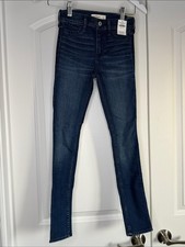 abercrombie kids dark indigo skinny jeans