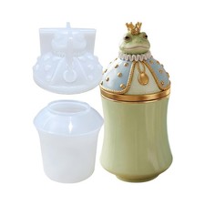 Animal Figure Resin Jar Silicone Molds For Making Cup Jewelry Storage Jar