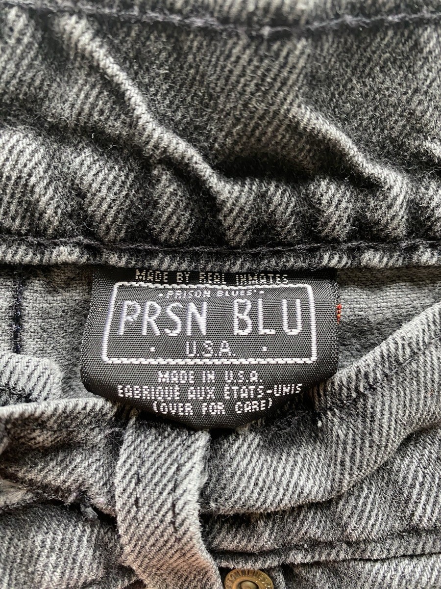 Vintage PRSN Blu Prison Blues Jeans Mens 32x29 Denim 90s Made In