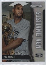 2019-20 Panini Prizm NBA Finalists Silver Prizm Tim Duncan #5 HOF 7v7